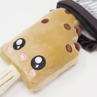 Tapioca Boba Mochi Ice Cream Bar with Plush Zipper Bag Set