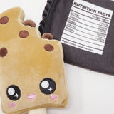 Tapioca Boba Mochi Ice Cream Bar with Plush Zipper Bag Set