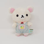2015 Korilakkuma Farmer Plush Keychain - Fresh Lemon Theme Rilakkuma - San-X