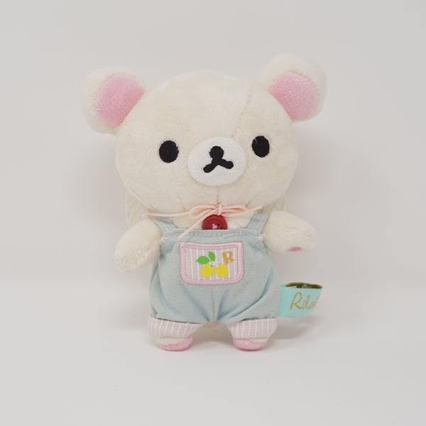 2015 Korilakkuma Farmer Plush Keychain - Fresh Lemon Theme Rilakkuma - San-X