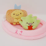 2021 Food Bowl with Aji Fry & Zassou Tenori Plush Set - Sumikko Animal Park Pop Up Store Limited Sumikkogurashi Collection