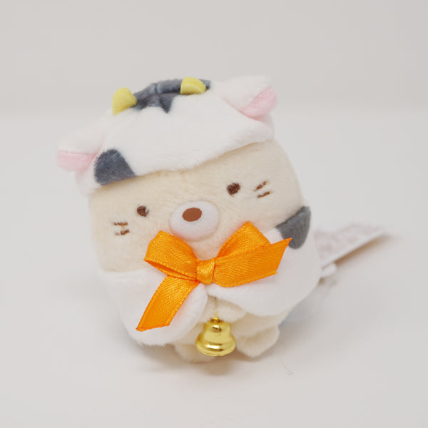 Neko in Cow Outfit Tenori Plush - 2021 New Year of the Cow Sumikkogurashi Collection