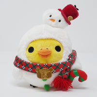(No Tags) 2018 Snowman Kiiroitori Plush - Christmas Rilakkuma Store Limited San-X
