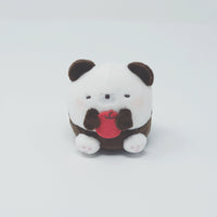 Hamipa Tenori Plush - Sitting with Apple (Eyes Closed)