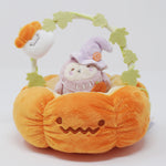 2022 Pumpkin Basket Tenori Plush Set with Owl - Sumikkogurashi Collection Minikko Halloween - San-X
