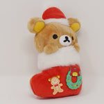 2017 Rilakkuma in Stocking Plush Keychain - Christmas Rilakkuma