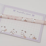 Mochi Latte Panda Stationery Set -  Kamio Japan