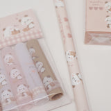 Mochi Latte Panda Stationery Set -  Kamio Japan