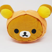 (No Tags) Rilakkuma Pumpkin Face Big Plush - Halloween San-X