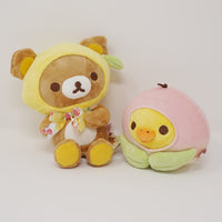 2020 Set Lemon Rilakkuma & Peach Kiiroitori Plush - Rilakkuma Fruits Theme Store Limited - San-X