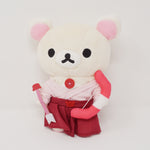 (No Tags) 2016 Korilakkuma Red Hakama Kyudo Plush - Rilakkuma Kichijoji 6th Anniversary Limited - San-X