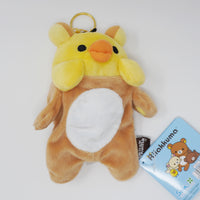 Kiiroitori in Rilakkuma Kigurumi Plush Keychain - Kigurumi Theme - San-X Original