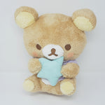 (No Tags) 2019 Rilakkuma Holding Star Pastel XL Prize Plush - Pajama Party Theme - San-X
