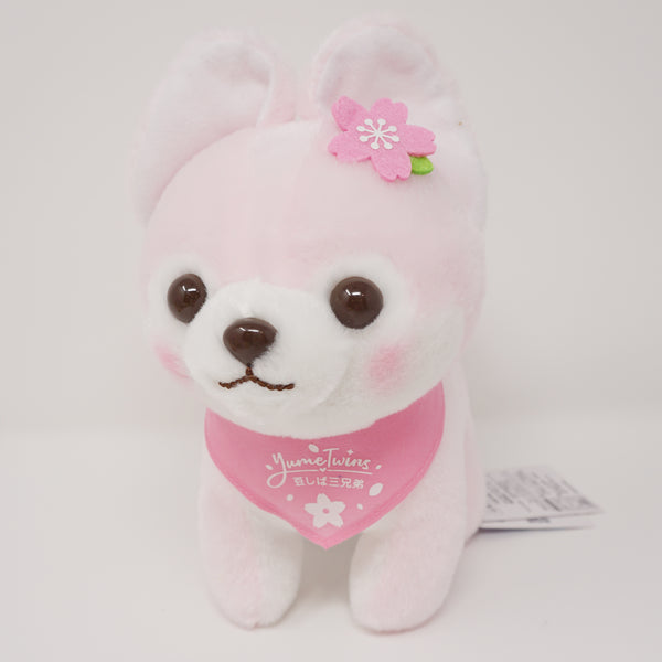 Amuse Mameshiba Sakura Bandana Plush