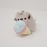 Pusheen with Ice Cream Cone Plush Keychain - GUND
