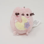 Pusheen Pink Yellow Moon Plush Keychain - GUND Rainbow Surprise Blind Box