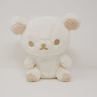 (No Tags) 2016 White Rilakkuma Plush - Monochrome Rilakkuma - San-X