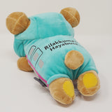 2015 Rilakkuma Blue Train Plush - Rilakkuma x Hayabusa Series E5