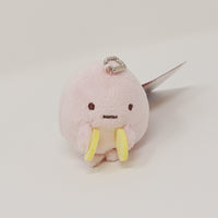 Pink Tapioca with Cymbals Plush Keychain - Sumikkogurashi San-X