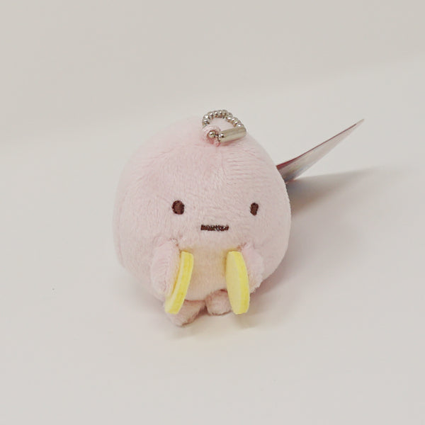 Pink Tapioca with Cymbals Plush Keychain - Sumikkogurashi San-X