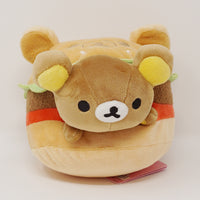 Rilakkuma in Burger Mochi Plush - Rilakkuma Deli - San-X Originals