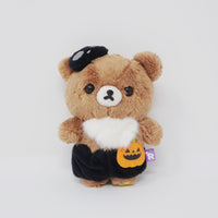 (No Tags) 2019 Chairoikoguma Halloween Plush Keychain - Rilakkuma - San-X