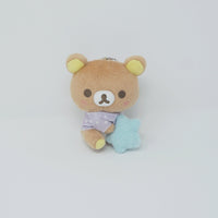 Rilakkuma with Blue Star - Rilakkuma Pajama Party Plush Keychain