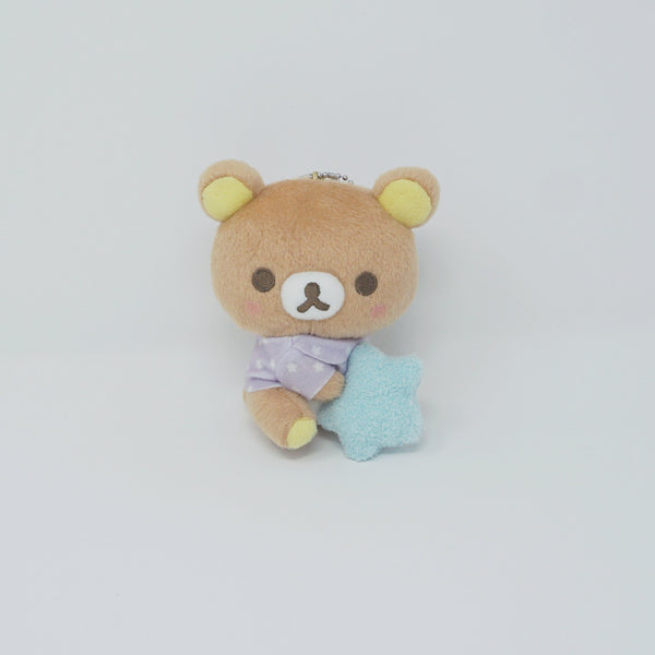 Rilakkuma with Blue Star - Rilakkuma Pajama Party Plush Keychain