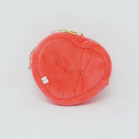 Heart Shaped Plush Keychain Pouch - Shirokuma's Handmade Plush Theme