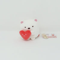 Shirokuma with Heart - Shirokuma's Handmade Plush Theme