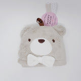 Happy Bear Soft Towel Mascot: Brown - Pine Create Japan