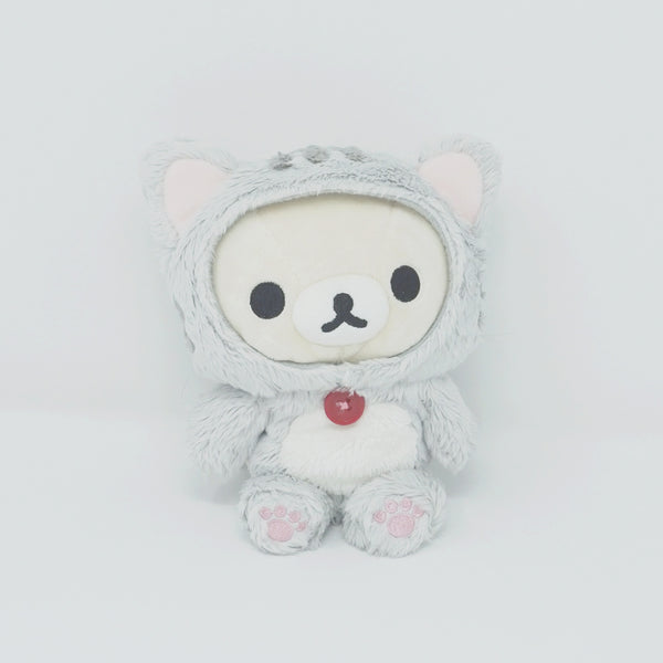 2014 Grey Cat Korilakkuma Plush - Rilakkuma Neko Theme - San-X
