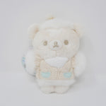 2019 White Chairoikoguma Winter Plush Keychain - Christmas - Rilakkuma - San-X