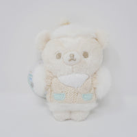 2019 White Chairoikoguma Winter Plush Keychain - Christmas - Rilakkuma - San-X