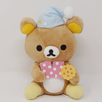 2009 Rilakkuma in Pajamas with Biscuit Store Limited Plush - Good Night Theme