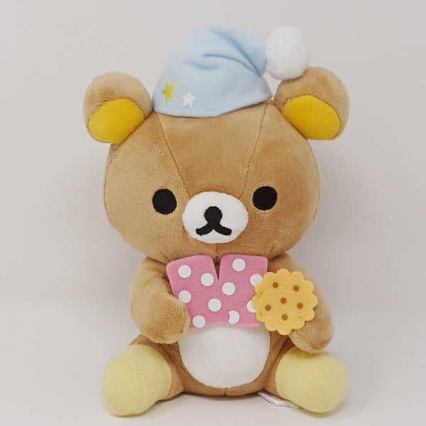 2009 Rilakkuma in Pajamas with Biscuit Store Limited Plush - Good Night Theme