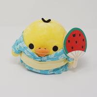 2015 Kiiroitori with Watermelon Fan in Yukata Plush - Summer Vacation Theme - Rilakkuma