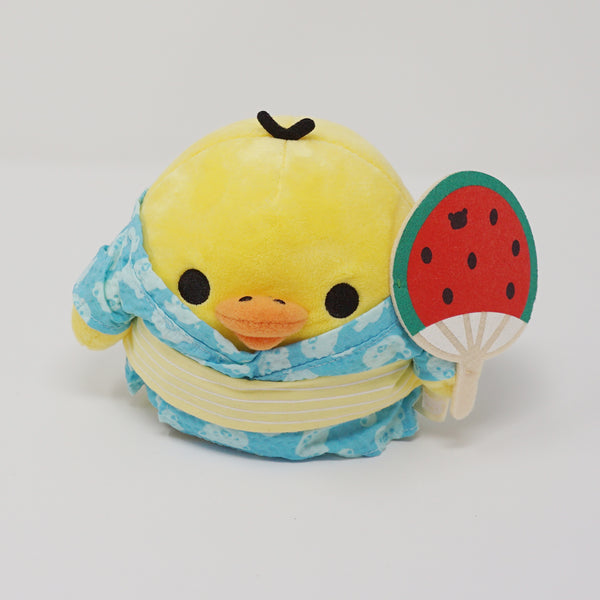 2015 Kiiroitori with Watermelon Fan in Yukata Plush - Summer Vacation Theme - Rilakkuma