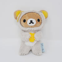 2016 Rilakkuma Otter Plush Keychain - Rilakkuma Store LOFT Limited - San-X