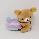 (No Tags) 2014 Rilakkuma with Planet Sitting Caravan Limited Plush - Space Theme - San-X