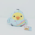 2010 Kiiroitori in Rainbow Outfit Plush - Happy Rainbow Theme Rilakkuma - San-X