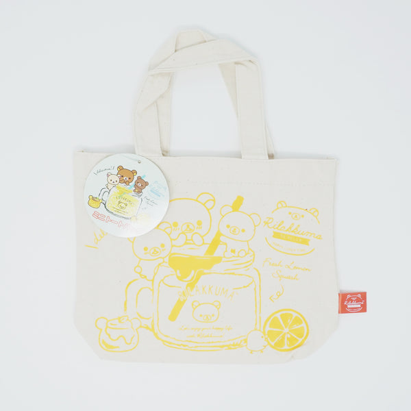 Deli Theme Mini Tote Bag - Iced Tea (Rilakkuma Kuji)