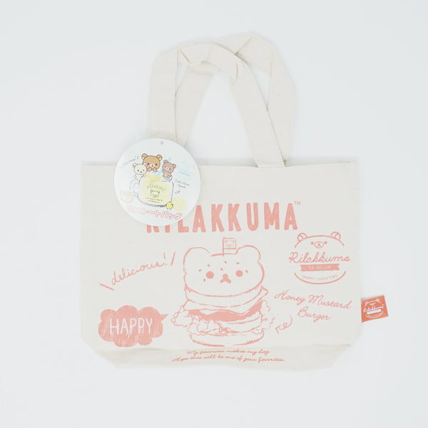Deli Theme Mini Tote Bag - Burger (Rilakkuma Kuji)