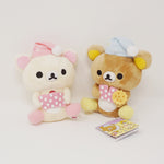 2009 Little Pajama Korilakkuma and Rilakkuma Set Plush  - Staying Up Late Rilakkuma