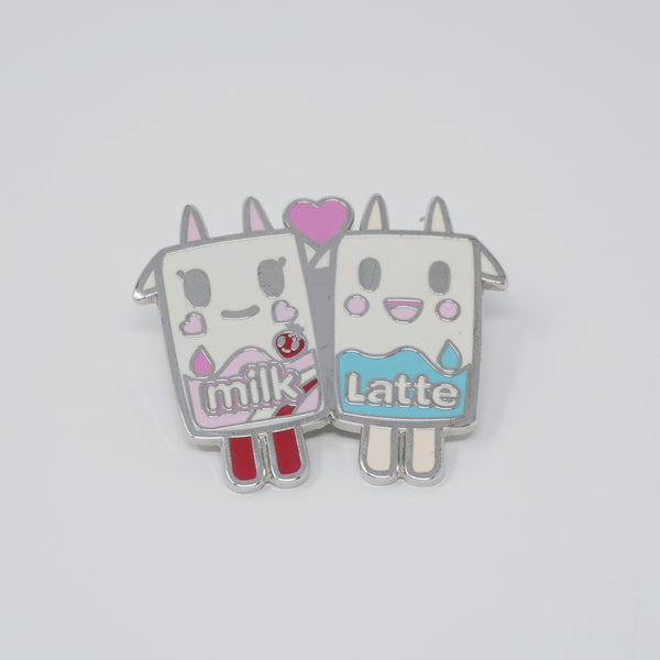 Milk & Latte Enamel Pin - Tokidoki