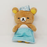 2005 Rilakkuma Blue Blanket Sleeping Plush - San-X