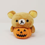 Rilakkuma Lying on Pumpkin Plush - Halloween Rilakkuma - San-X
