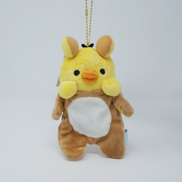 2018 Kigurumi Kiiroitori Plush Keychain - Rilakkuma - San-X