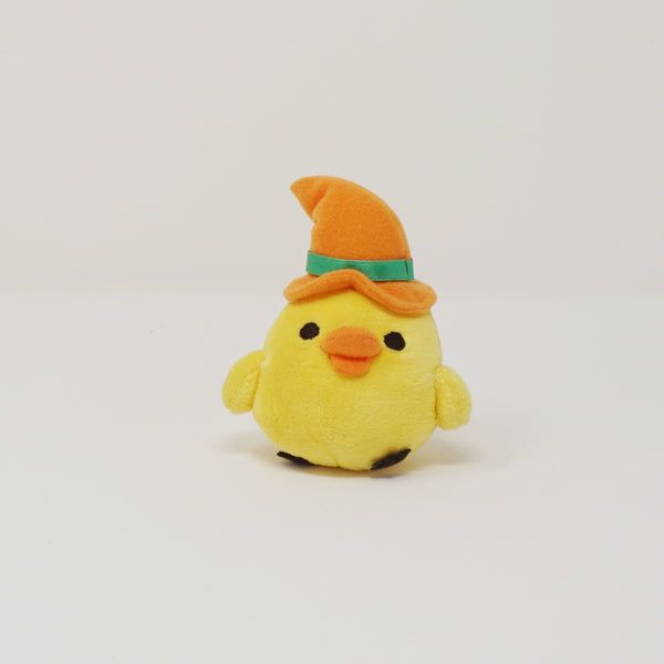 2006 Kiiroitori Orange Hat Little Prize Plush - Halloween Rilakkuma