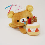 Hungry Rilakkuma with Cake Prize Plush - Christmas Rilakkuma
